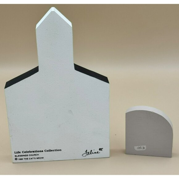 The Cats Meow 1995 Life's Celebrations Blessings Church & Wedding Couple - Picture 2 of 9